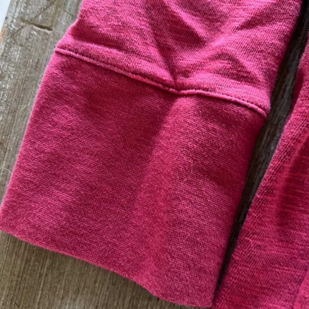 Columbia Women Pink Heathered Cowl Neck Fleece Pullover Sweatshirt 3X Cozy Warm - Picture 5 of 8